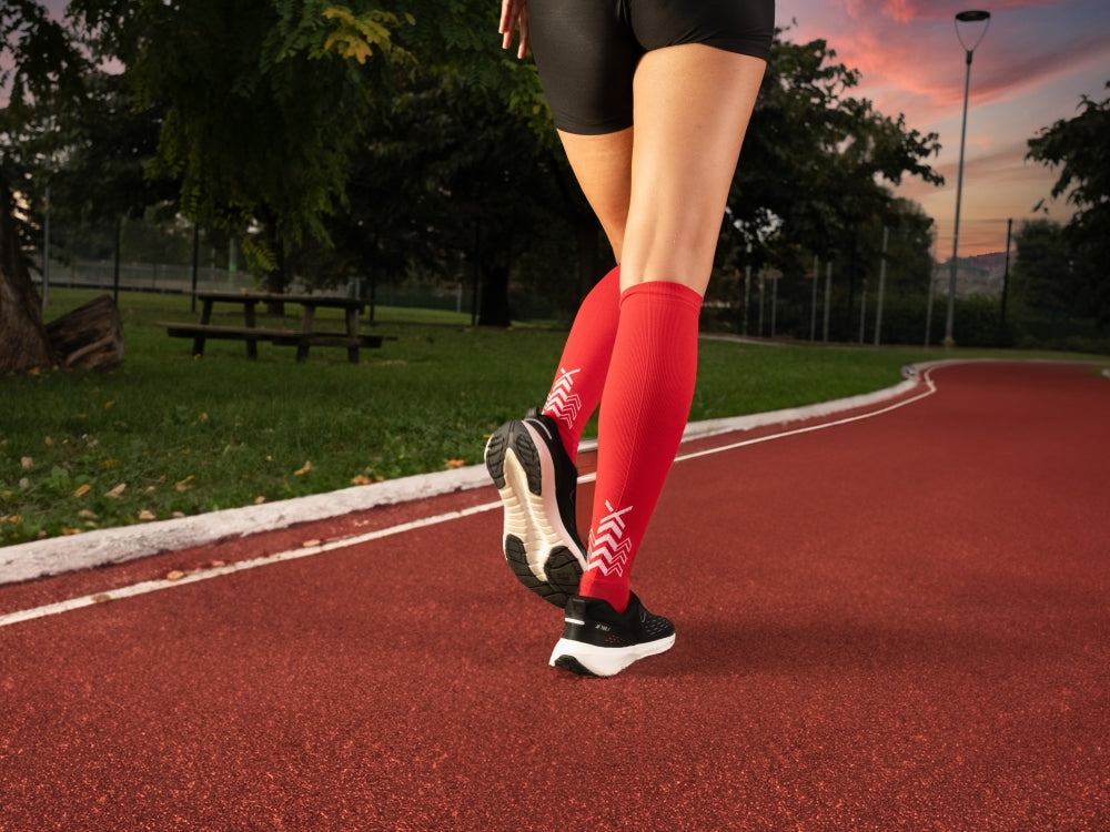 Calze compressive e recupero muscolare: perché sono usate da runner e atleti di alto livello