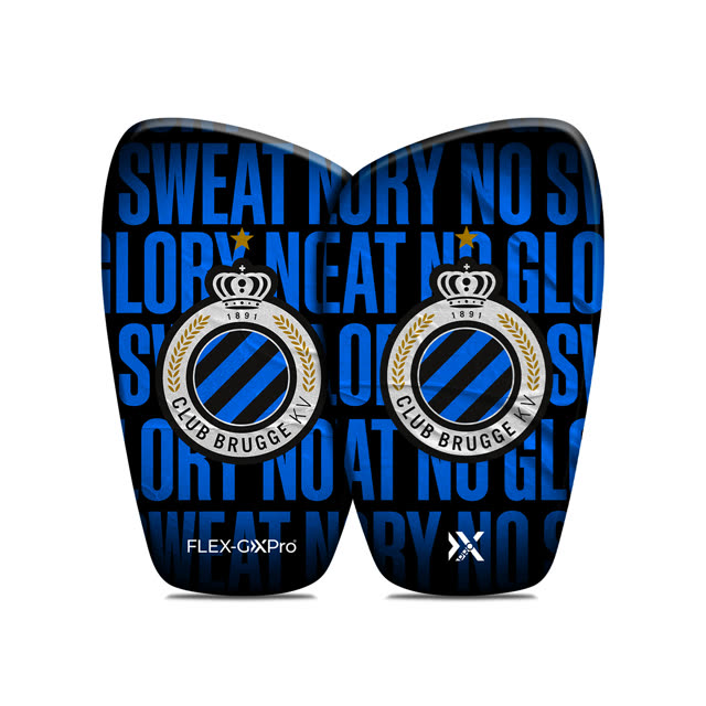 Club Brugge KV, línea específica de espinilleras FLEX-GXPro