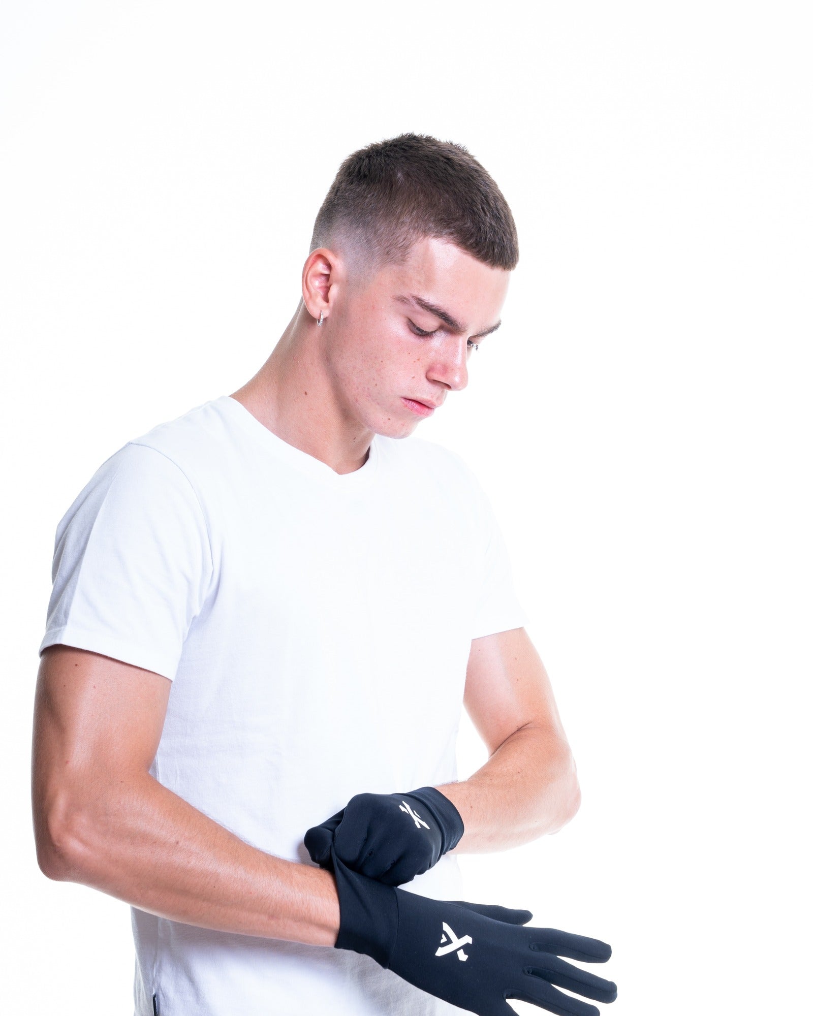 GEARXPro Grip Gloves Black - dettaglio applicazione e vestibilita