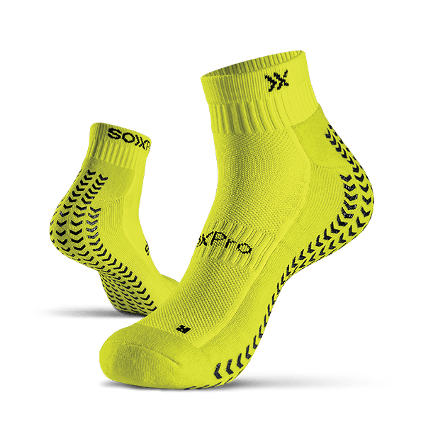 SOXPro Grip Socks - White, Anti-Slip